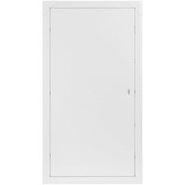 HVAC OV 12 x 24 Inch White Rectangular Metal Plumbing Access Panel - Indoor Wall Access Door for HVAC, Wall, Ceiling, and Drywall with Door - Opening Box Door Cover - Easy to Install