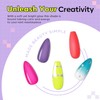 Modelones Polygel Neon with 6 Colours Nude White Pink Polygel