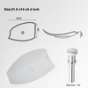Sinku Mccut 21 Inch Stone Resin Vessel Sink and Drain