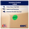 Kenco 2" Circle Inventory Control Stickers for Shipping and Inventory