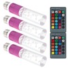3W RGB LED Light Bulb Lamp with Remote Control for