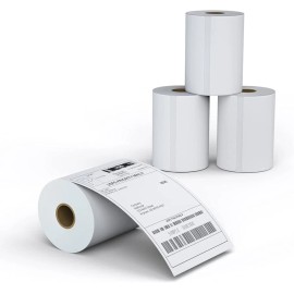 UPS 4 Rolls 250/Roll 4" x 6" Direct Thermal Shipping Labels for Zebra GX420D LP-2442