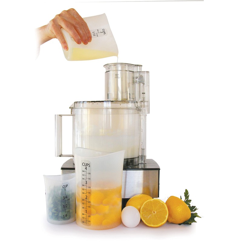 iSi Basics Silicone Flexible Measuring Cup, Clear, 1 Cup