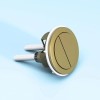 HOROW 48mm Toilet Flush Button Gold Dual Flush for HOROW
