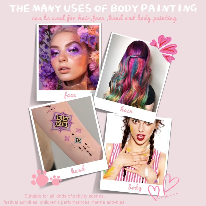 Purple Hair Dye Stick,Washable Hair Chalk for Women,Temporary Hair Color