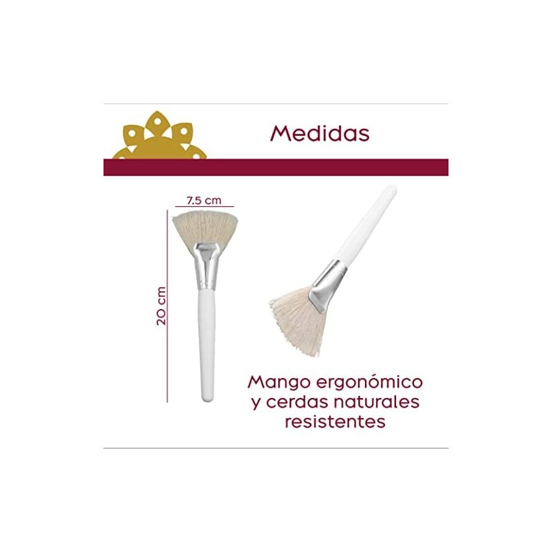 Tendencia Spa - Kit de 2 Brochas Corporales Abanico de