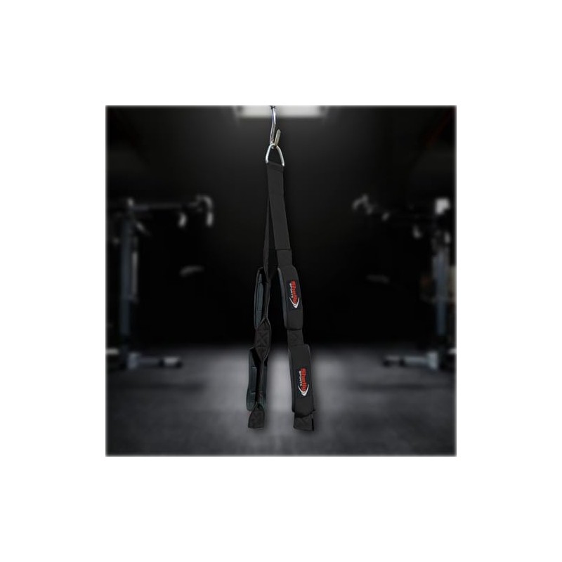 Shelly Triceps Rope Gym Cable Machine Attachments with Carabiner Anti-Slip