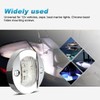 Partsam 4 Pcs 3 Inch Round White LED Marine Boat