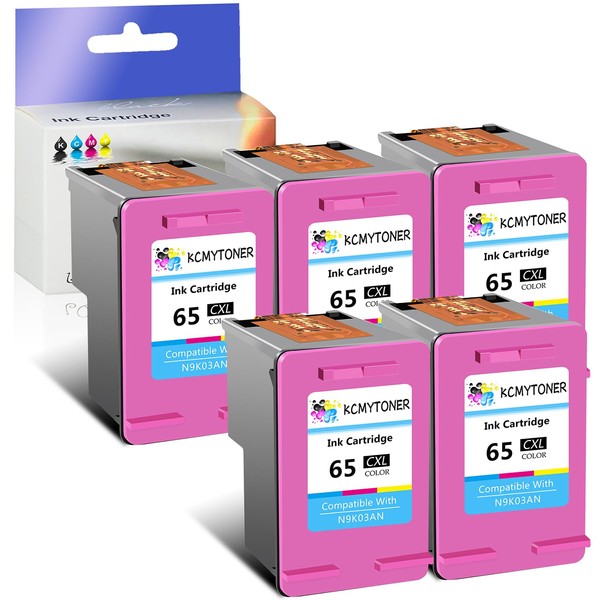 KCMYTONER 65XL Remanufactured Ink Cartridge Replacement for HP 65 XL