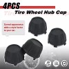 Slaction 4Pcs Black Wheel Center Hub Cap For 11065-1341 Kawasaki