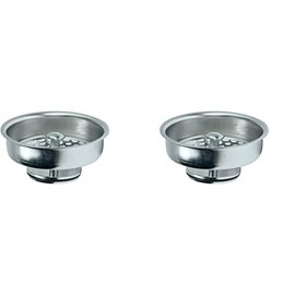 Highcraft 97353 Kitchen Sink Basket Strainer Replacement for Kohler Style Drains Stainless Spring Steel Stopper (Pack of 2)