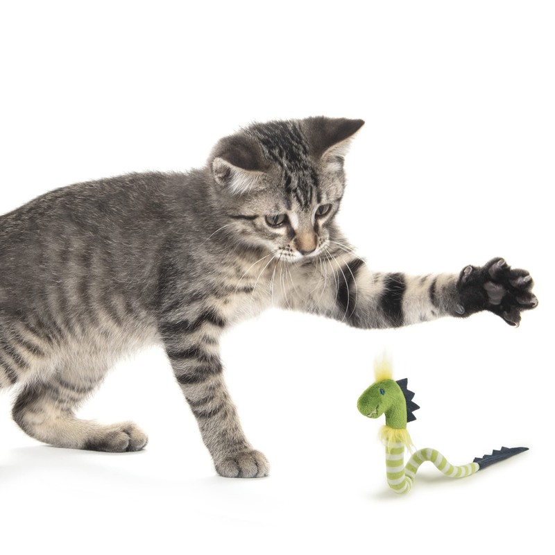 SmartyKat Bendy Buddy Bendable Catnip Cat Toy - Green, One