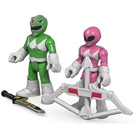 Fisher-Price Imaginext Power Rangers Green Ranger & Pink Ranger