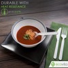 100% Compostable Spoons - 500 Large Disposable Utensils (6.5 in.)
