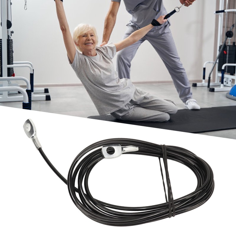 Fitness Pulley Cable 5mm Thick Heavy Duty Pulley System Replacement