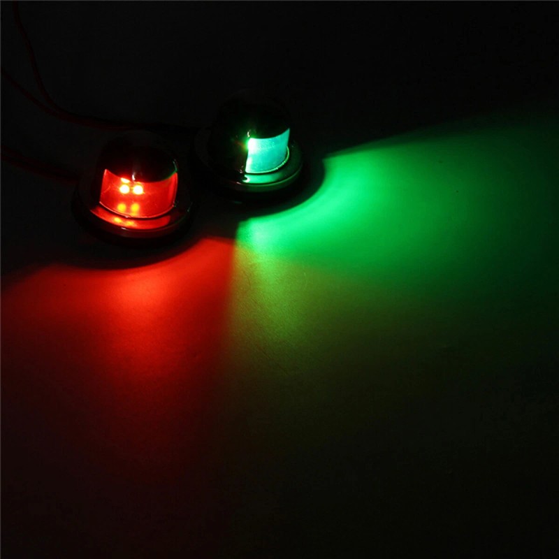 YCY 16 LED Navigation Marine Light 2Pcs Bow Boat 12V