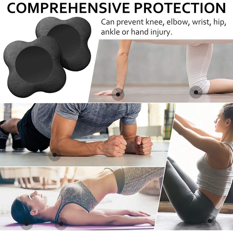 VLFit 2pcs Yoga Knee Pads, Non-slip Yoga Mats for Kneeling
