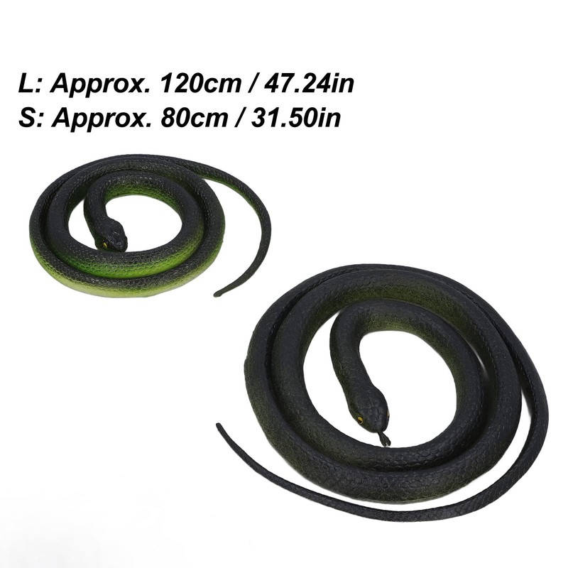 2 Set Snake Prank with String Clip Lifelike Adult Clip