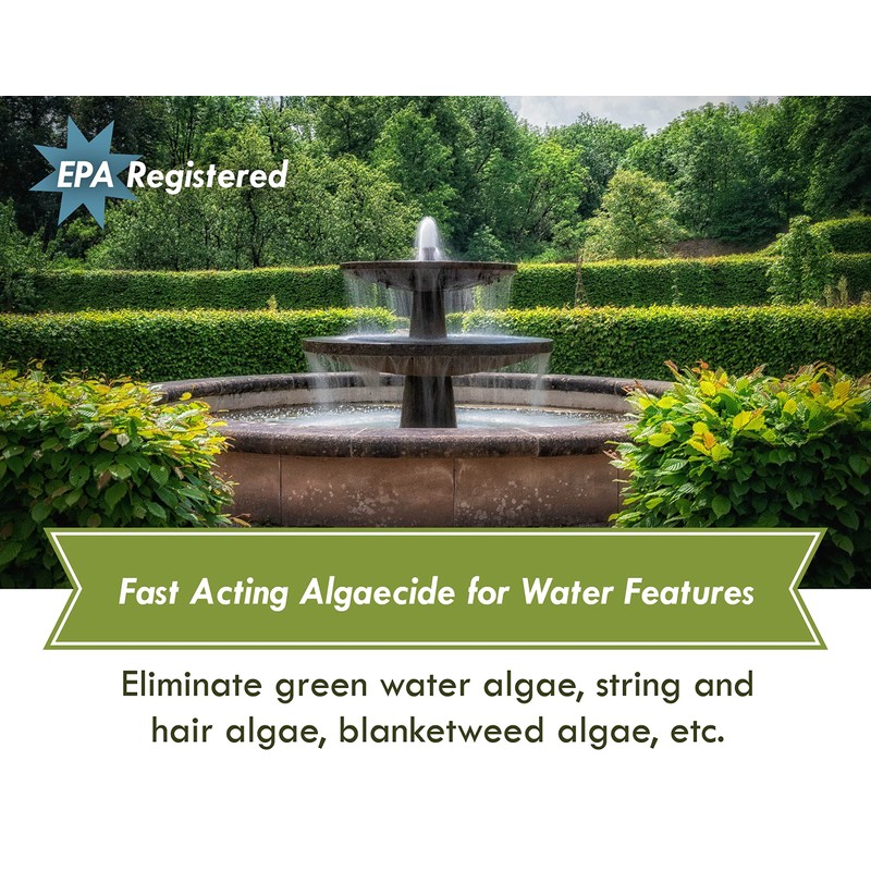 Fountain Algaecide and Clarifier - Gallon - Kills and Inhibits
