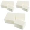 Mustaev Pro Makeup Sponge Block 4P, White, 3 pcs / 머스테브 프로 메이크업 스펀지 블록 4P, 화이트, 3개