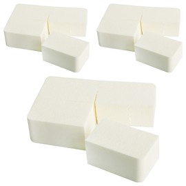 Mustaev Pro Makeup Sponge Block 4P, White, 3 pcs / 머스테브 프로 메이크업 스펀지 블록 4P, 화이트, 3개