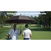MRTLLOA Extra Large Black Golf Umbrella, 54/62/68/72 Inch Automatic Open,