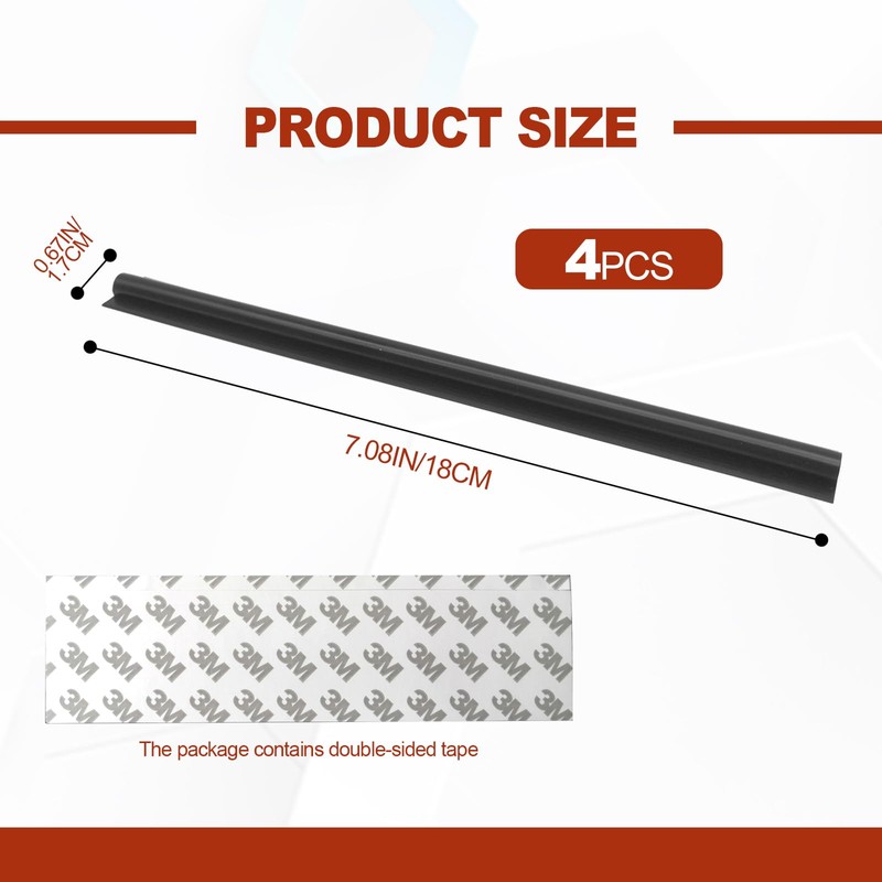 4Pcs Car Wire Sleeve, Car Concealed Wire Cover Line Sleeve