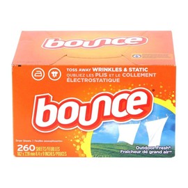 bounce - Bounce Toallas Suavizantes Bounce con 260 pzas, Hogar, Lavandería (Presentación puede variar)