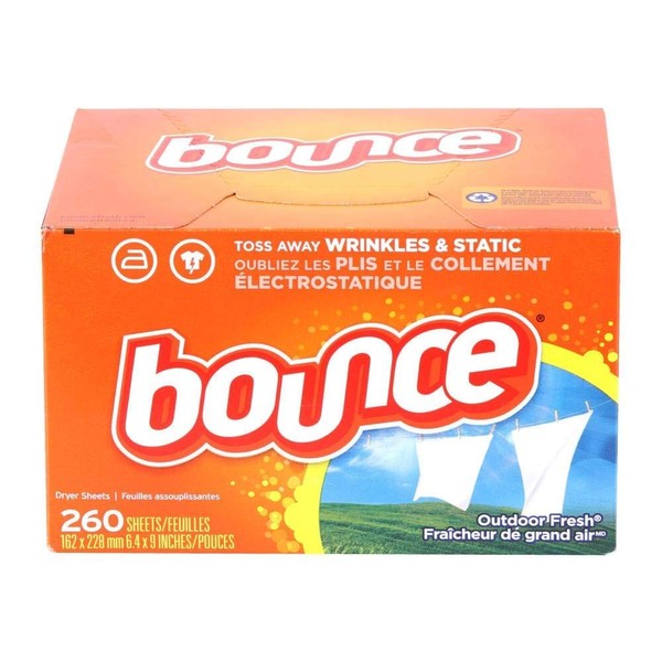 bounce - Bounce Toallas Suavizantes Bounce con 260 pzas, Hogar,