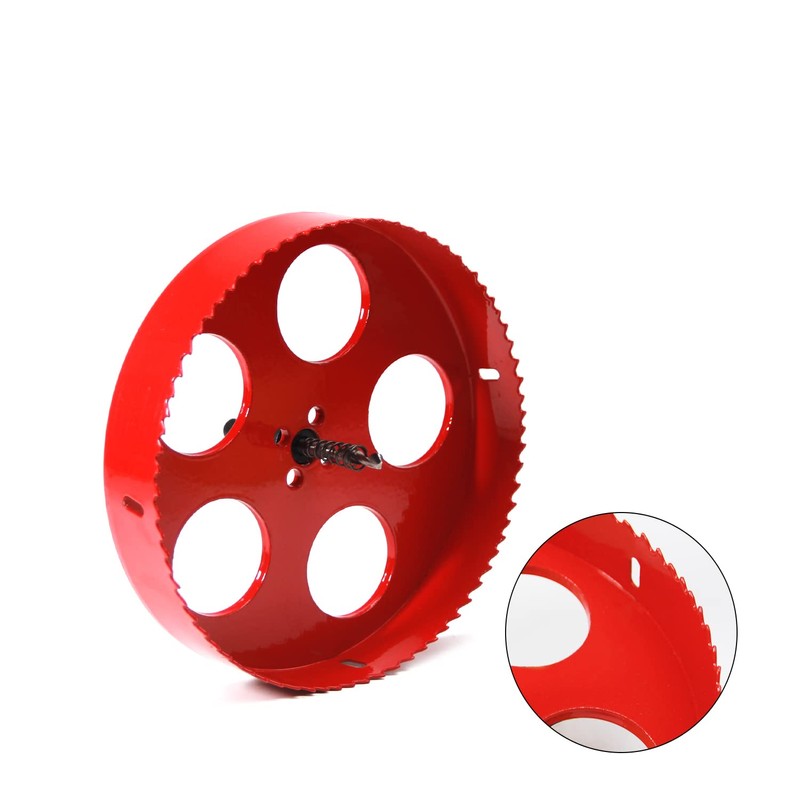 Utoolmart Bimetal 7-1/4 inch Hole Saw 185mm Professional Stainless Steel