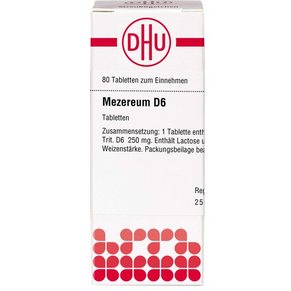 DHU Mezereum D6 Tablets, Pack of 80 Tablets