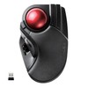 ELECOM HUGE Trackball, 2.4GHz Wireless USB, Index Finger Control, Customizable