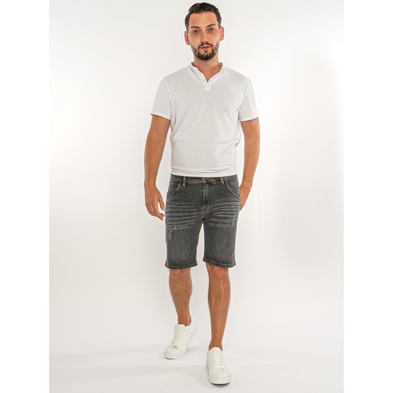 Rock Creek Men's Stretch Jeans Shorts H-381, lightgrey