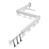 RFOUO Wall Mounted Clothes Drying Rack,Drying Rack Clothing Wall Mount