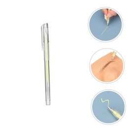 KOMBIUDA 3pcs Eyebrow Drawing Pen Tattoo Pencil Makeup Positioning Pen Multifunctional