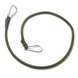 SOREIA Stretch Cord, Rubber Rope, Aluminum Alloy Hooks, Ends Hooks, Mountaineering Buckle, High Elasticity, Diameter 0.3 inches (8 mm), Cargo Fixing, For Camping, 0.1 ft (0.3 m), 0.2 ft (0.3 m), 0.2