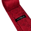 OcioDual Mens Tie Set Tie & Pocket Square Plaid Handmade