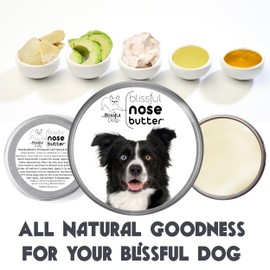 The Blissful Dog Border Collie Unscented Nose Butter, 4-Ounce