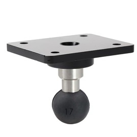 Rec Mount 17 0.7 inch (17 mm) Ball Attachment, Bike Navigation, Compatible with Garmin (ZUMO/ZUMO), Yupiter(ATLAS), RWC (X-RIDE), Gathers, Dynojet Power Vision, Compatible with REC17-A17 (ZU)