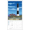 Atlantic Coast Lighthouse Posters Mini Wall Calendar 2025, 7" x