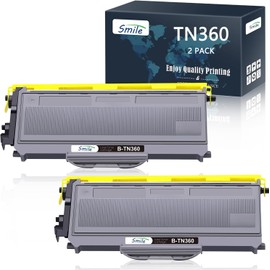 TN360 Compatible Toner Cartridge Replacement for Brother TN-360 TN330 for Brother HL-2170W HL-2140 MFC-7840W MFC-7340 MFC-7345N DCP-7040 DCP-7030 DCP-7045N (Black, High Yield, 2-Pack)