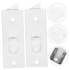 KONTONTY 2 Pair Window Stopper Sliding Door Latches Hardware Sash