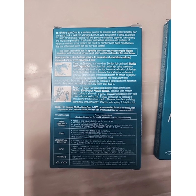 MALIBU MakeOver THE ORIGINAL 2 Step Kit Hair & Scalp