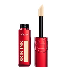 L'Oreal Paris Infallible Skin Ink 2-in-1 Foundation Concealer Hybrid Face Makeup, up to 48HR Transfer-Resistant with Buildable Light to Full Coverage, 40 Warm