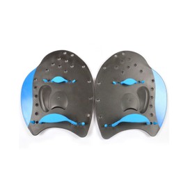 BARRU 1 Pair of Hand Paddles for Swimming - Adjustable Swimming Paddles with Straps - Strength Training Aid & Pool Training Device for Adults, Children & Unisex