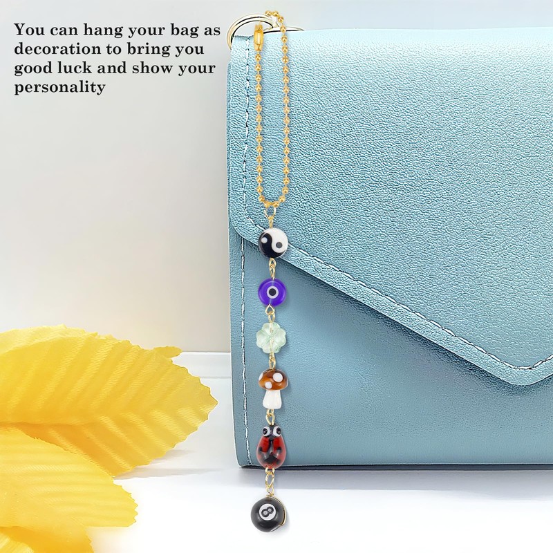 Evil Eye Car Hanging Ornament, Lucky Car Charm for Rear