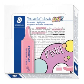 STAEDTLER 364 C-210 Textsurfer Classic Highlighter - Pastel Light Carmine (Box of 10)
