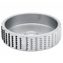 Rasp Disc Radial Wood Grinding Disc Angle Grinder 75 x 16 mm for Angle Grinders, Ideal for Wood Shaping, Carving and Polishing