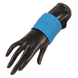 Touchstone Indian Bollywood Trending Fashion Handcrafted Beautiful Trimmed Edges Textured Turquoise Color Golden Dots Designer Jewelry Bracelets Bangle. Set Of 24 For Women.