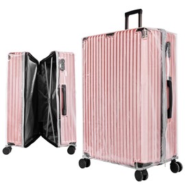 Yotako 30 Inch Suitcase Cover Suitcase Protective Cover with Zip, Suitcase Protection Suitcase PVC Waterproof Protective Case Transparent Suitcase Luggage Cover Upgraded Zippered (30 Inches),